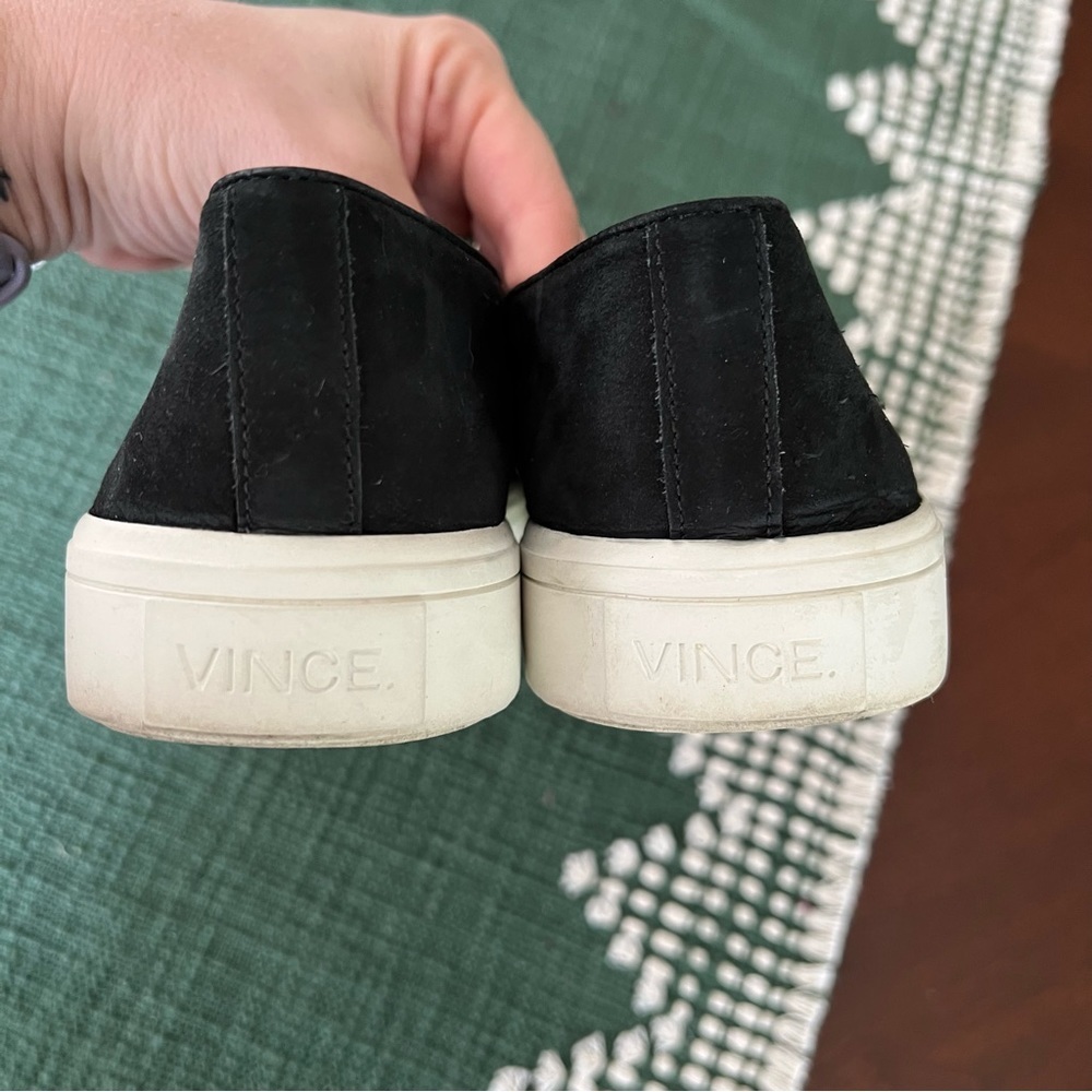 Vince Preston Suede Slip-On Sneakers - Picture 4 of 8